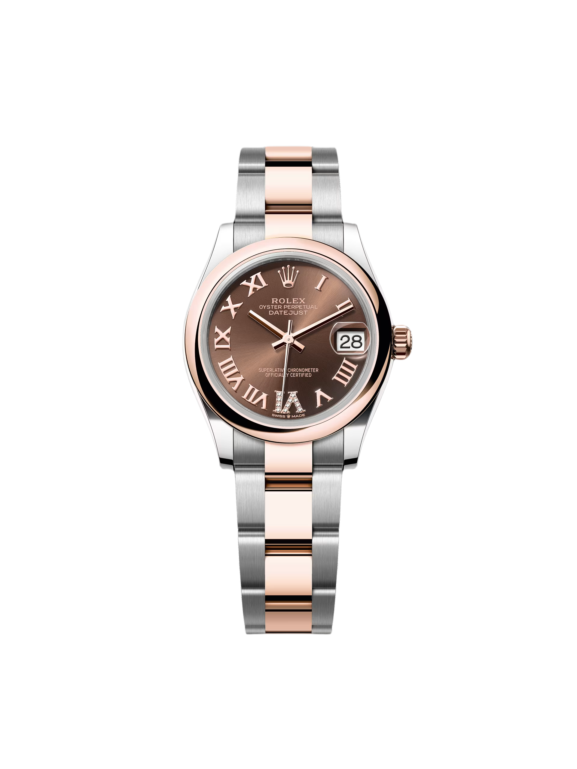 440271E8-6FC9-93FD-72D1-C7760A6E5222.png Rolex Datejust m278241-0003/0004 Chocolate 31mm Dial Oyster Bracelet Watch - Image 1