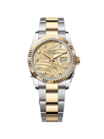 Rolex  Datejust 36mm 126233 Champagne Palm Motif Diamond Dial and Jubilee Bracelet Watch - Image 2