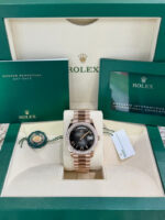 Rolex  Day-Date 40mm Slate Ombré Dial and Diamond Bezel 228345rbr-0025 - Image 9