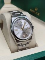 Rolex Oyster Perpetual 41mm 124300-0001 Stainless Steel Silver Index Dial Watch - Image 3