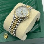 Rolex Datejust m278343 31mm White Mother-of-Pearl Dial Yellow Rolesor Jubilee Watch - Image 11