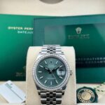 Rolex  Datejust 36mm 126284 Green Dial Jubilee Bracelet - Image 9