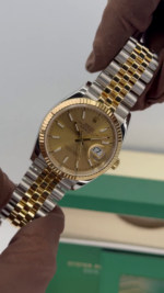 Rolex  Datejust 36mm 126233 Champagne Dial Jubilee Bracelet Watch - Image 15