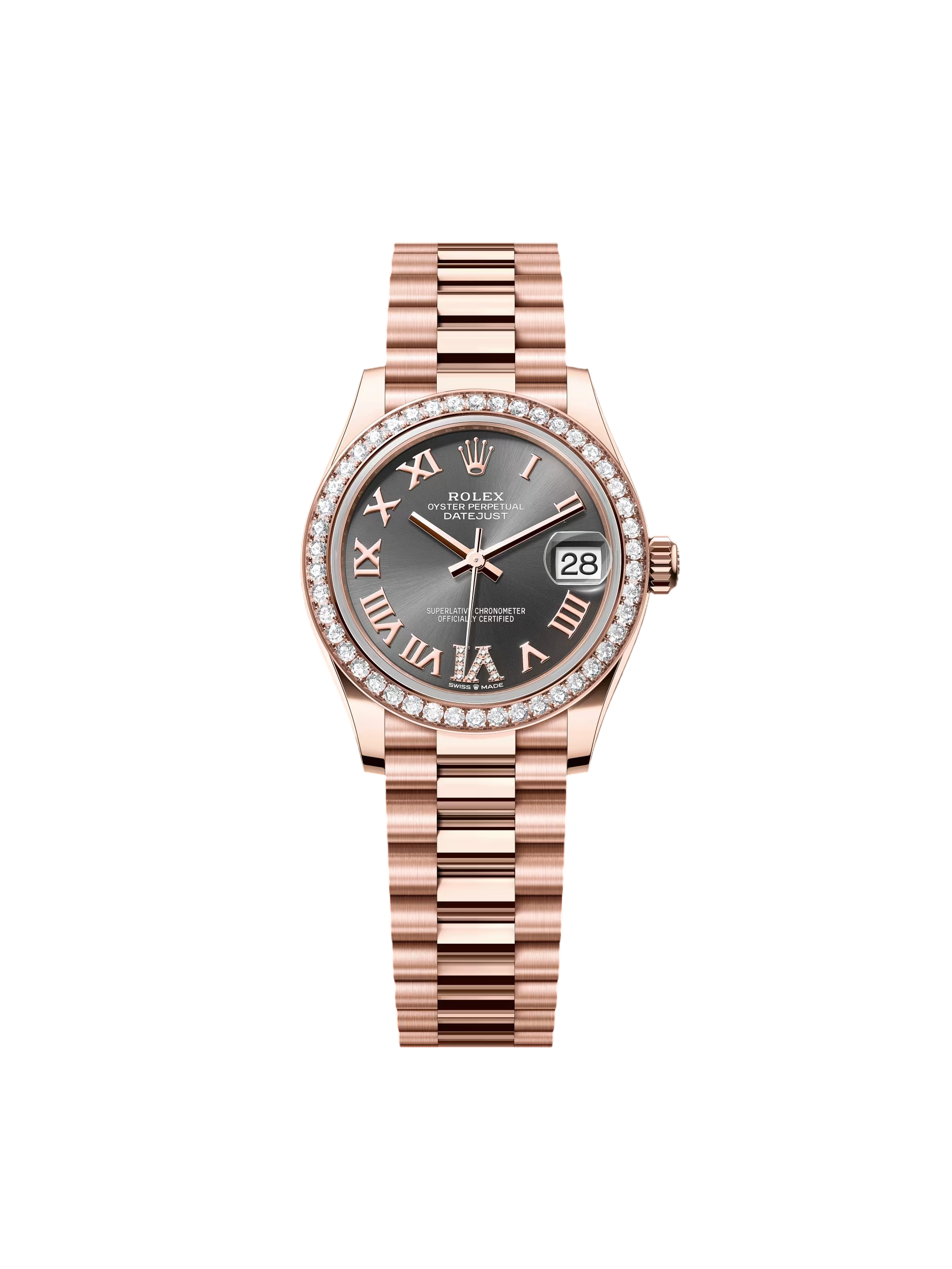 46BCB7A1-61F1-23F8-2CD3-3C3E431C976A.png Rolex Datejust m278285RBR-0027 Slate Dial 31mm - Image 1