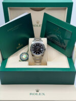 Rolex  Datejust 41mm 126334 Black Diamond Oyster Stainless Steel Mens Watch - Image 13