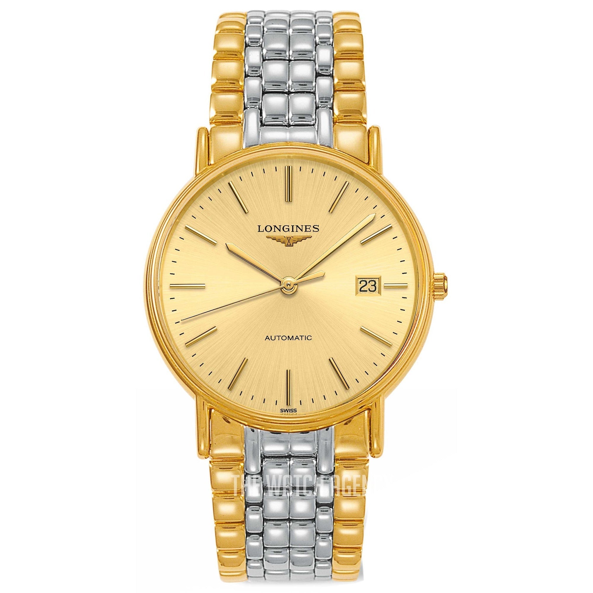 46FD3CA8-8C4F-B4AA-4E3D-BF6B42A2C768.jpg Longines Men's L4.921.2.32.7 Presence Two-Tone Stainless Steel Watch - Image 1