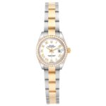 Rolex Lady-Datejust 28mm 279383RBR White Roman Dial Yellow Rolesor Oyster Bracelet - Image 4