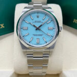 Rolex 124300 Oyster Perpetual 41mm Oyster Perpetual Turquoise Index Dial - Image 2