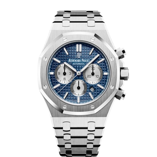 47CAE58A-AA49-FA5C-78EB-7A803540C9A8.jpg Audemars Piguet Royal Oak Selfwinding Chronograph Blue Dial 41mm Stainless Steel Watch - Image 1