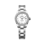 Rolex Lady-Datejust 28mm 279384RBR White Dial Oyster Bracelet