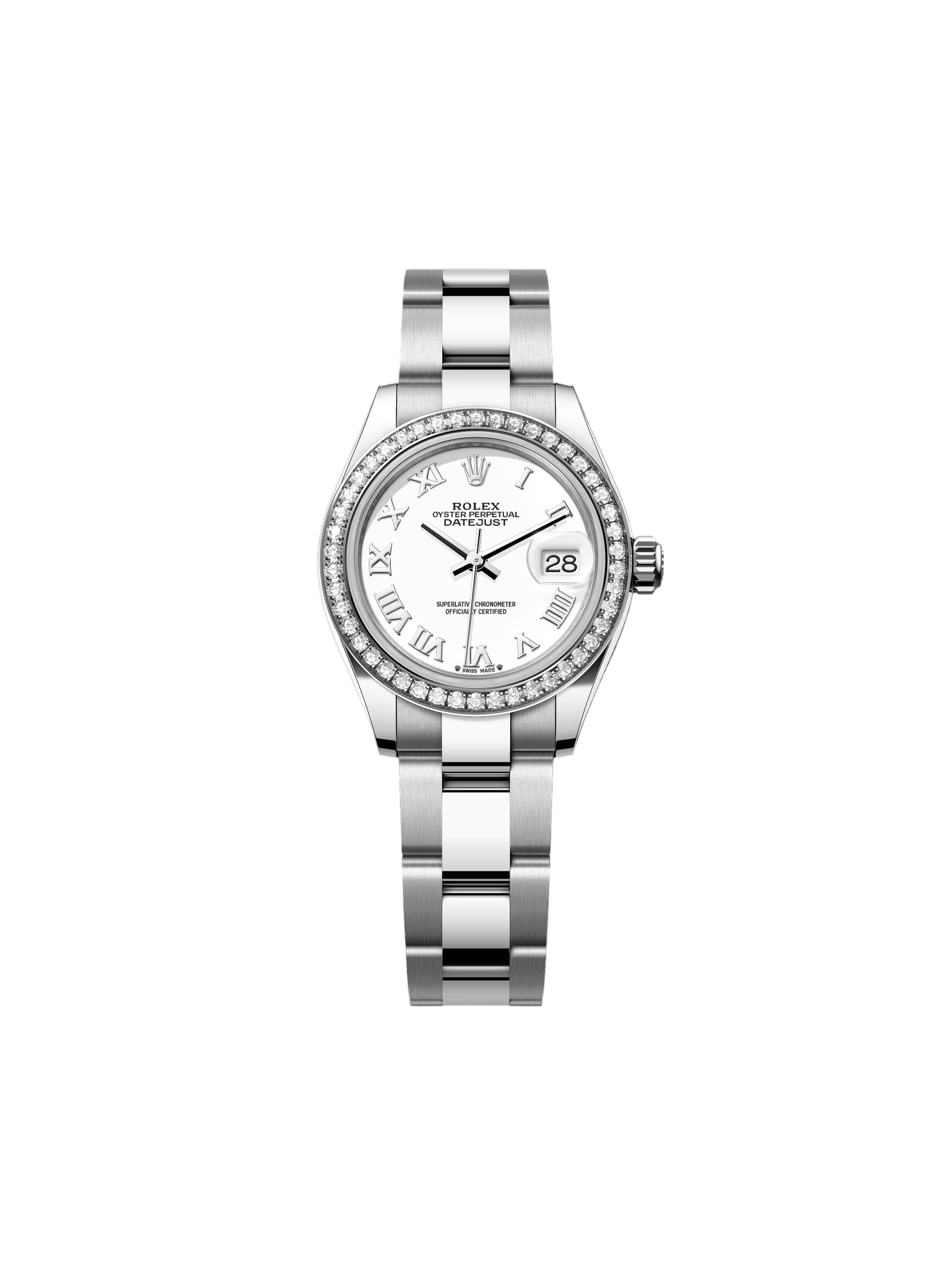 48DB9659-82A4-9FBB-2C05-7BB233612DD7.png Rolex Lady-Datejust 28mm 279384RBR White Dial Oyster Bracelet - Image 1