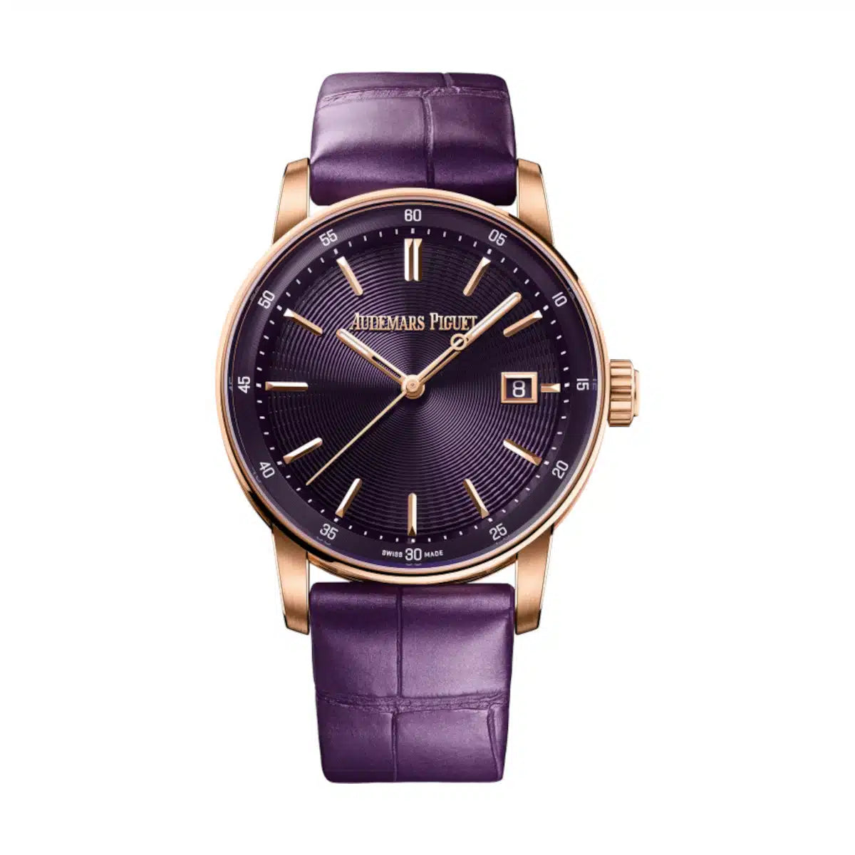 4918DBA3-73AE-5351-C8B9-E0CA128FD387.jpg Audemars Piguet Code 11.59 Selfwinding 38mm Pink Rose Gold Purple Dial | 77410OR.OO.A623CR.01 - Image 1
