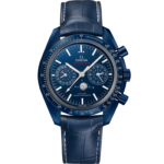 Omega Speedmaster Moonphase Blue Dial 44.25mm Blue ceramic Strap 304.93.44.52.03.001
