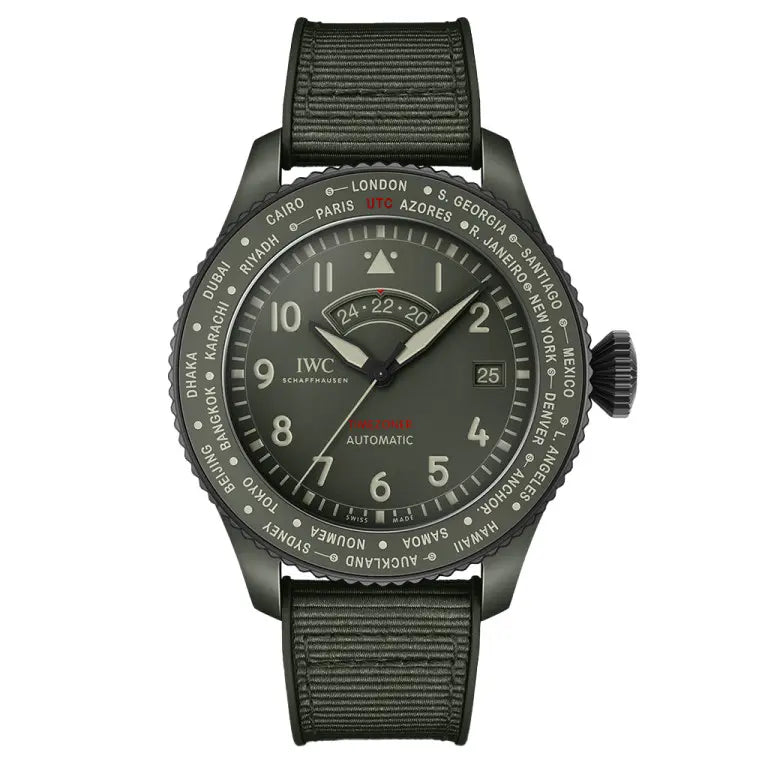 4985765A-C6E2-7665-57BA-99527E838676.jpg IWC Pilot's Watch Timezoner Woodland 46mm IW395601 - Image 1