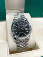 Rolex  Datejust 36mm 126234 Black Index Jubilee Stainless Steel Mens Watch - Image 4