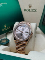 Rolex  Day-Date 40mm Sundust Diamonds Dial 228345rbr-0007 - Image 5