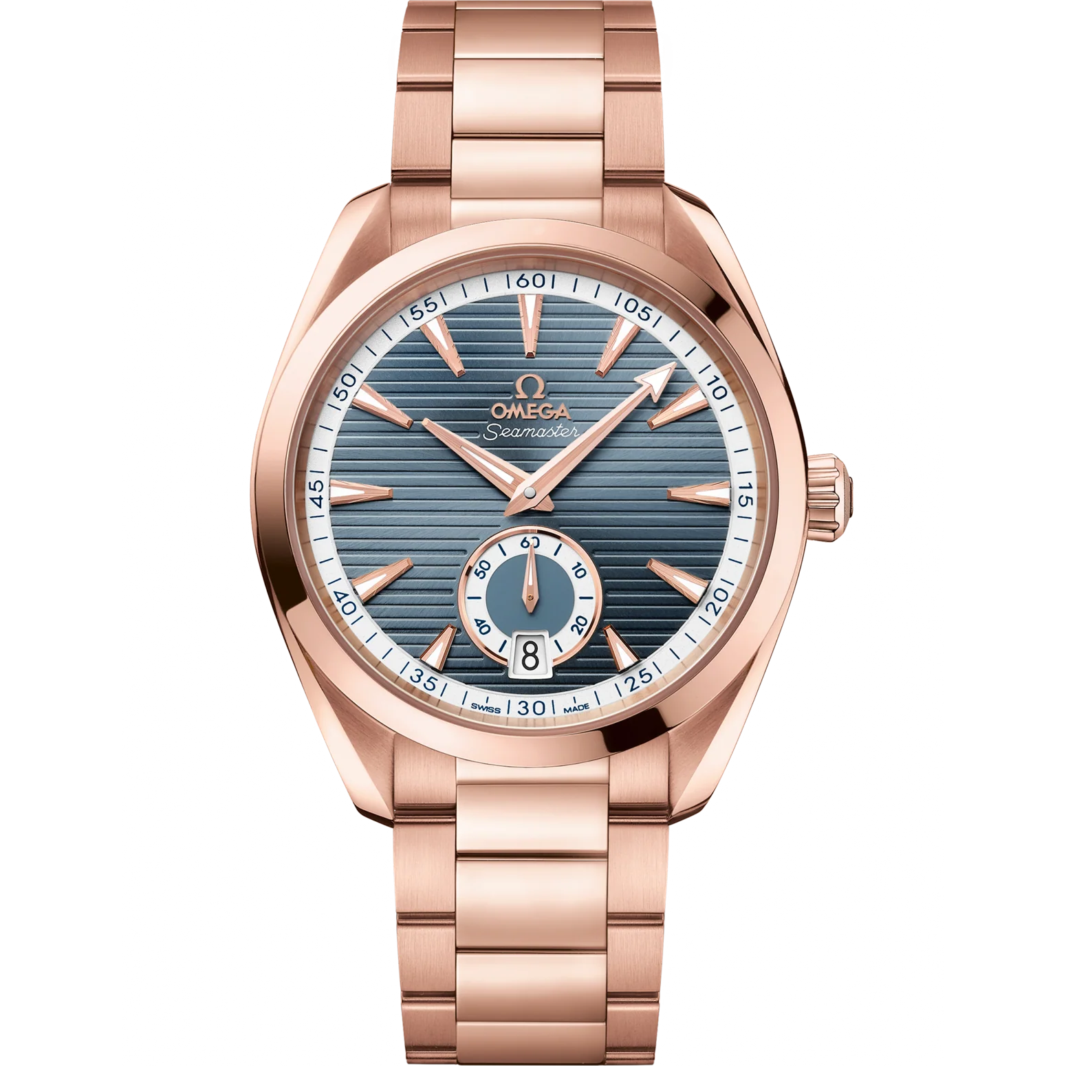 4A1A7F5A-651C-FC5F-D927-03AE9EB3A3C2.png Omega Seamaster Aqua Terra 150M 41 mm Blue Dial Sedna™ 18k Rose Gold Bracelet 220.50.41.21.03.001 - Image 1