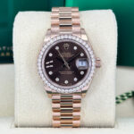 Rolex  Lady-Datejust 28mm 279135RBR Chocolate Diamond Dial Jubilee Bracelet - Image 3