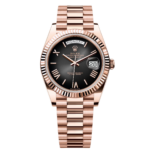 Rolex  Day-Date President 40mm Everose Gold Slate Roman Ombre Smoke Dial - 228235