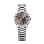 Rolex Datejust m278289RBR-0020 Dark Grey Dial White Gold President