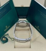 Rolex Datejust 41mm 126300 Mint Green Dial Stainless Steel Oyster Bracelet Watch - Image 10