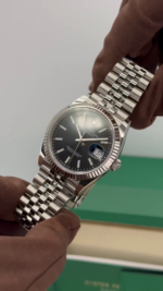 Rolex  Datejust 36mm 126234 Black Index Jubilee Stainless Steel Mens Watch - Image 13