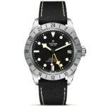 TUDOR Black Bay Pro 39mm Steel Automatic Hybrid Rubber Strap Watch M79470-0003