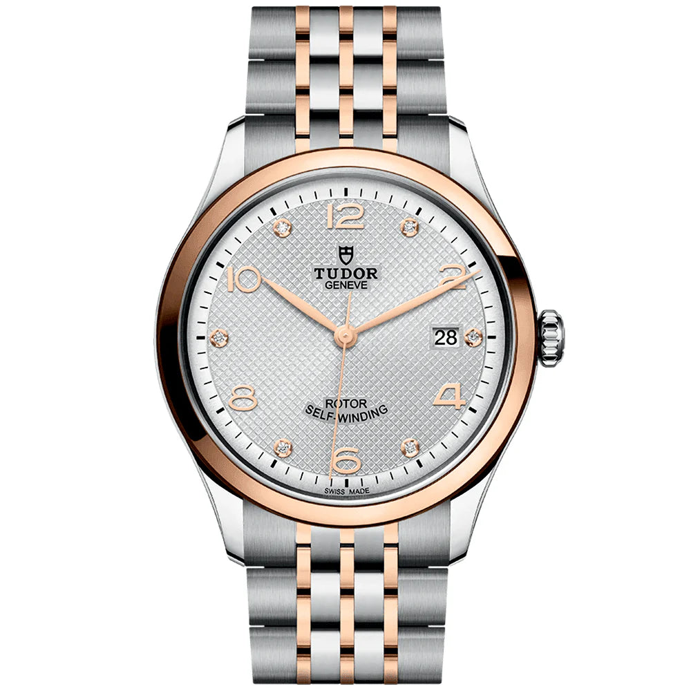 4BFA5D98-3E4D-101C-B46D-0FC414E0B3C4.jpg TUDOR 1926 39mm Two-Tone Silver Diamond Dial Men's Automatic Bracelet Watch M91551-0002 - Image 1