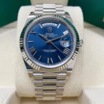 Rolex  Day-Date President 40mm Blue Roman Dial  228236-0007 - Image 9
