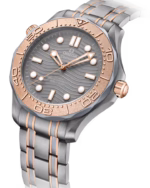 Omega Seamaster Diver 300M 42mm Grey Dial Titanium ‑ tantalum ‑ Sedna™ 18k Rose Gold Bracelet 210.60.42.20.99.001 - Image 3