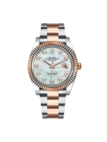 Rolex Datejust 41mm 126331 MOP Diamond Jubilee Steel and Rose Gold Watch - Image 2