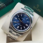 Rolex Oyster Perpetual 41mm 124300-0003 Oyster Perpetual Stainless Steel Blue Index Dial Watch - Image 9