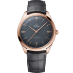 Omega De Ville Trésor 40mm Grey Dial Sedna™ 18k Rose Gold Strap 435.53.40.21.06.001