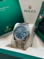 Rolex  Datejust 41mm 126334 Mint Green Fluted Motif Dial Oyster Bracelet - Image 5