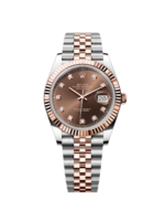 Rolex Datejust 41mm 126331 Datejust Chocolate Diamond Oyster Steel and Everose Gold Watch - Image 2