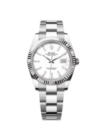 Rolex  Datejust 41mm  White Index Oyster Stainless Steel Men’s Watch - 126334 - Image 2
