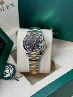 Rolex Datejust m278273-0021/0022 31mm Dark Grey Dial Stainless Steel and Yellow Gold Oyster Watch - Image 7