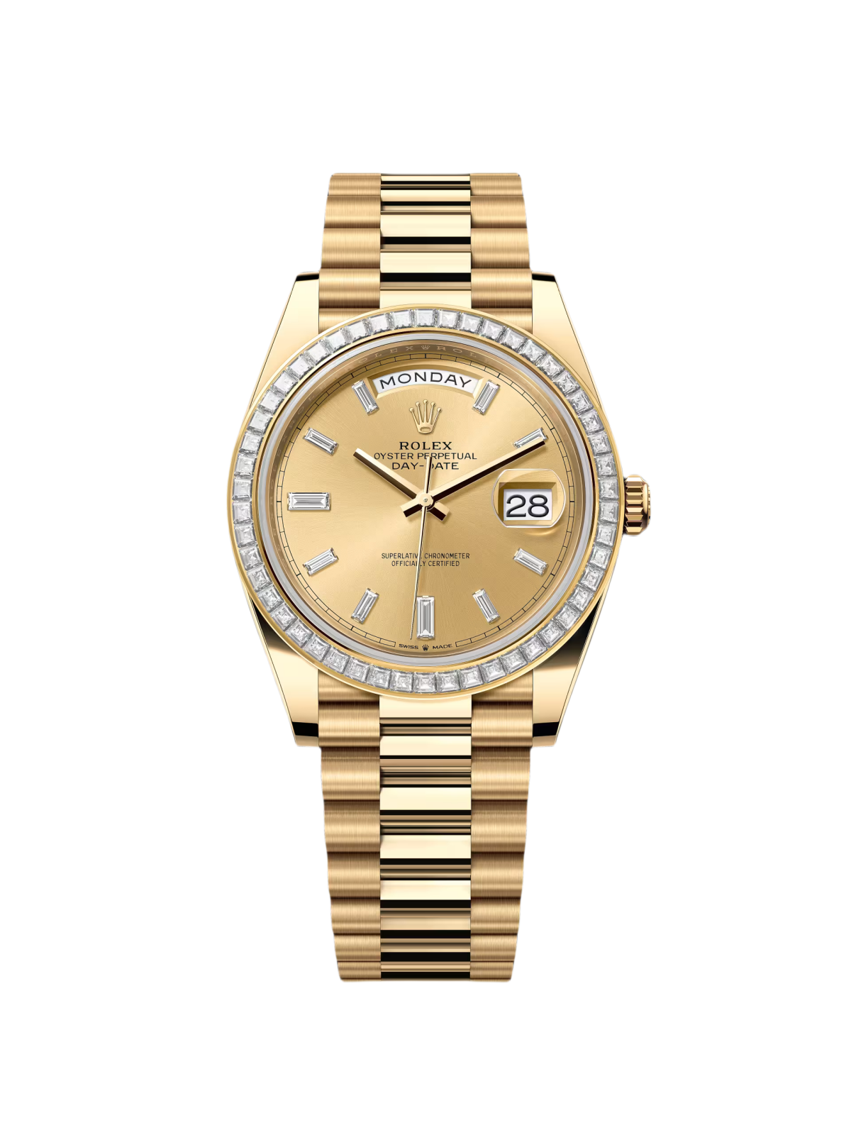506F68A2-8A37-CF27-7ECF-8566507555DB.png Rolex Day-Date 40mm 228398TBR-0002 Champagne Dial President Watch - Image 1