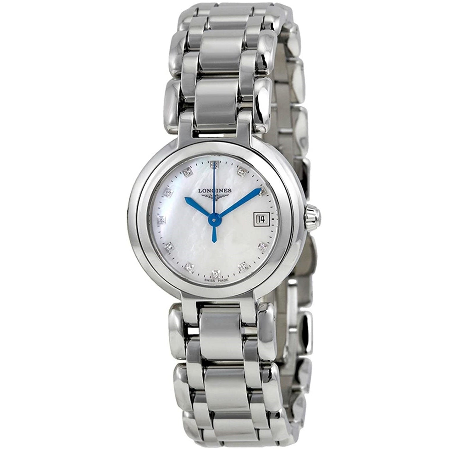 509173FF-18EB-2CAE-38FF-64FBF6F24D06.jpg Longines Women's L8.110.4.87.6 Primaluna Diamond Stainless Steel Watch - Image 1