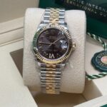 Rolex Datejust m278273-0017/0018 31mm Dark Grey Dial Stainless Steel and Yellow Gold Oyster Watch - Image 8
