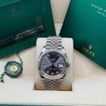 Rolex  Datejust 41mm 126334 Slate Diamond Jubilee Stainless Steel - Image 6