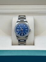 Rolex Oyster Perpetual 34mm 124200  Blue Dial Oyster Stainless Steel Bracelet - Image 2