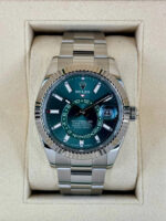 Rolex  Sky-Dweller 42mm 336934-0001 Stainless Steel Green Dial Oyster - Image 2