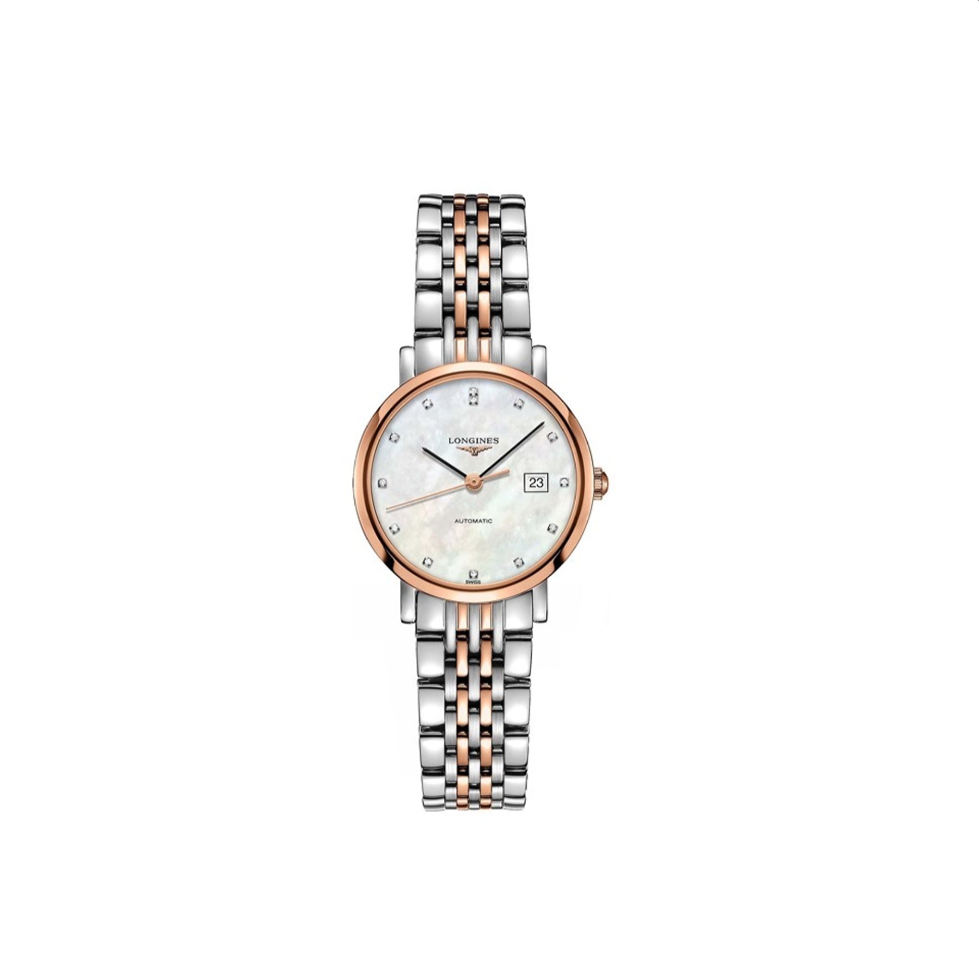 539FC86A-62CE-B135-8B1A-EC3B520B4A7F.jpg Longines Women's L4.310.5.87.7 Elegant Two-Tone Stainless Steel Watch - Image 1