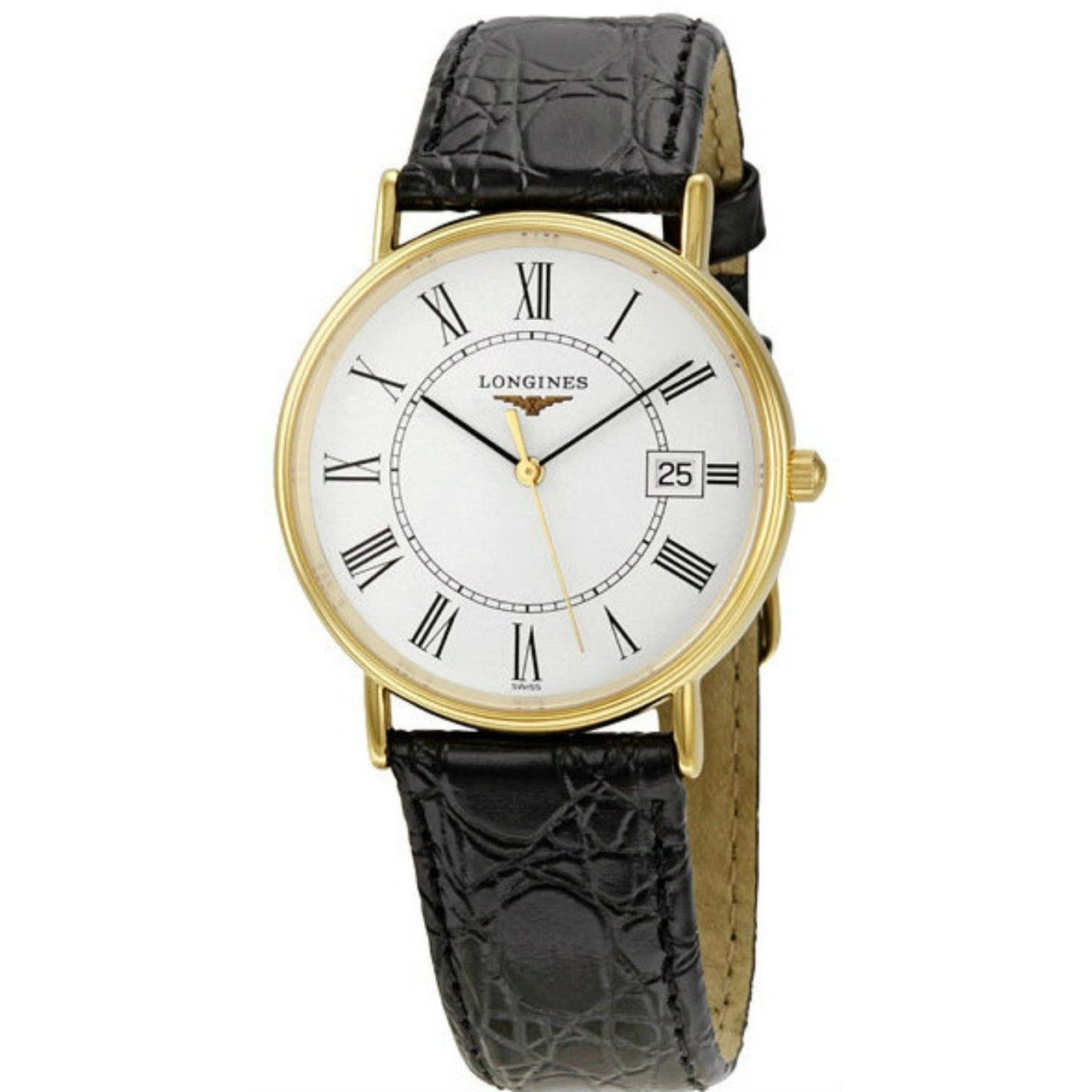 53AD07CC-2D1B-24AD-4D16-A2AFE466308F.jpg Longines Men's L48192112 La Grande Classique Black Leather Watch - Image 1