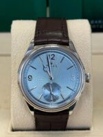 Rolex 1908 Platinum Ice Blue Dial Brown Alligator Strap - 52506-0002 - Image 2