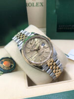 Rolex  Datejust 36mm 126233 Golden Palm Motif Dial Jubilee Bracelet Watch - Image 5