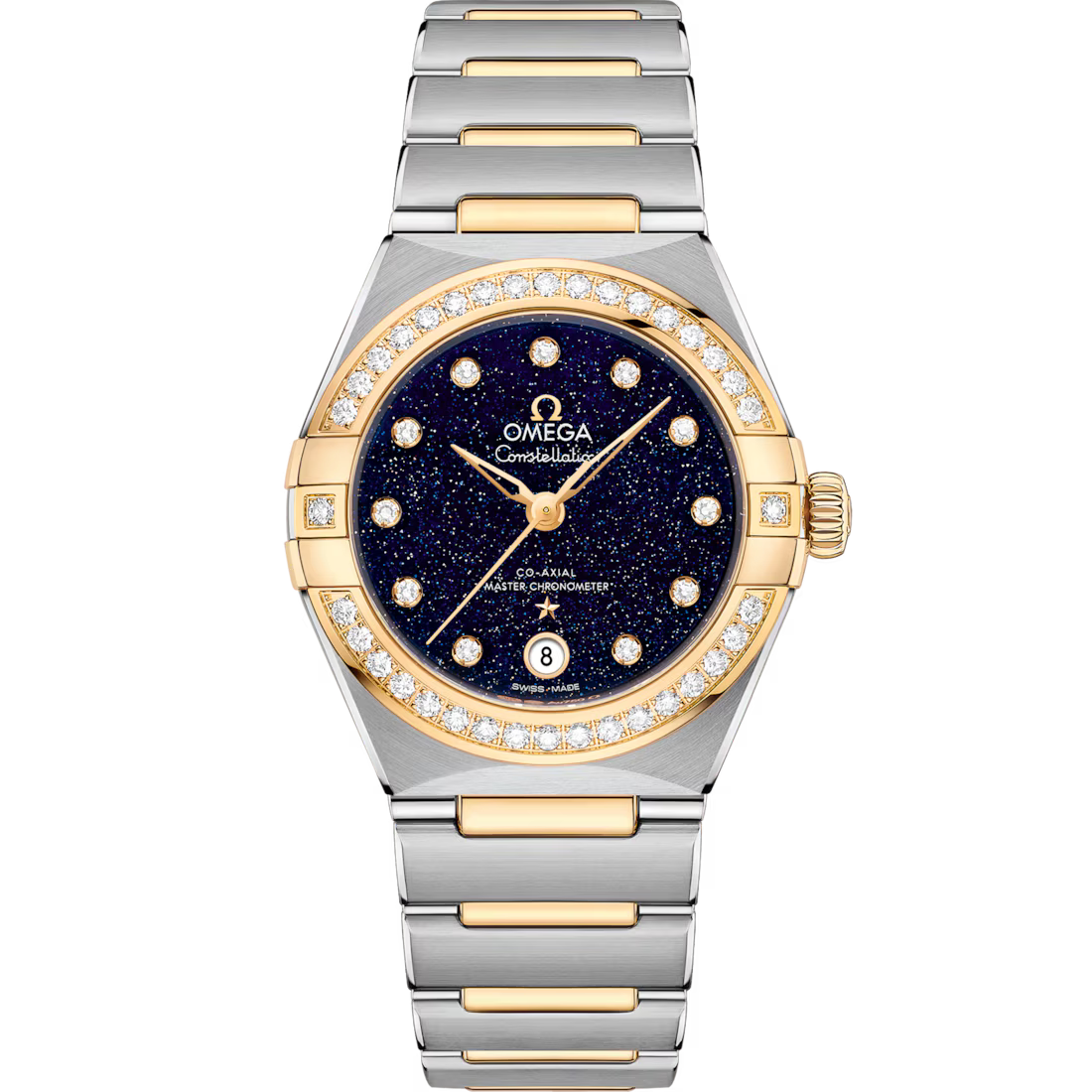541C8CDD-54BE-29F0-FFCF-227B31839C10.avif Omega Constellation Ladies' Selection 29mm steel ‑ yellow gold on steel ‑ yellow gold 131.25.29.20.53.001 - Image 1