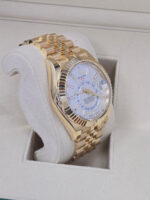 Rolex  Sky-Dweller 42mm 336938-0006 Yellow Gold White Dial Jubilee - Image 3
