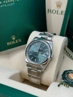 Rolex  Datejust 36mm 126200 Mint Green Dial Stainless Steel Oyster Bracelet Watch - Image 5